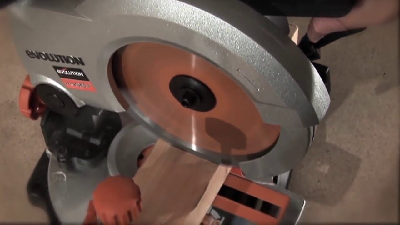 Evolution Rage 3 B Compound Mitre Saw - Sliding Multi Material Saw From Evolution Power Tools