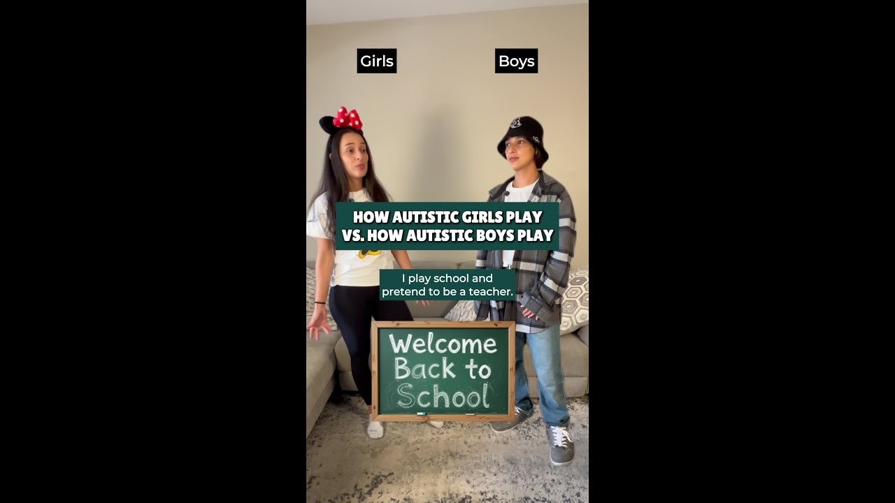 How Autistic Girls Play 👧🏻 vs. How Autistic Boys Play 👦🏻