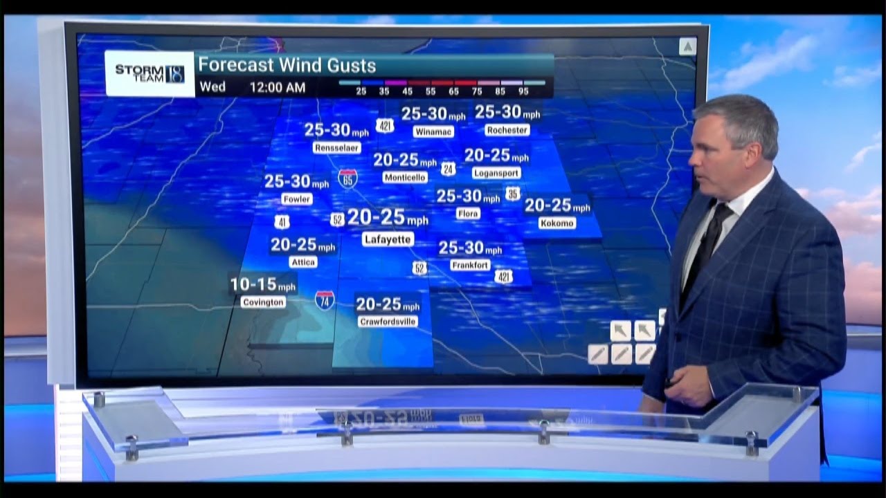 Monday evening forecast - YouTube