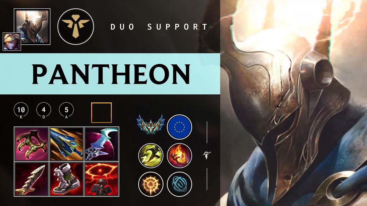 Pantheon Support vs Elise - EUW Challenger Patch 26.03