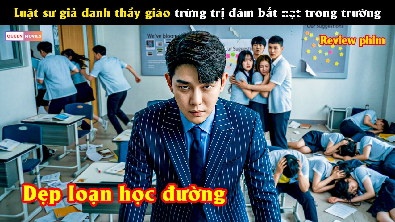 Luật sư giả danh thầy giáo, trừng trị đám bắt n.ạ.t trong trường - Review phim hay