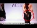 Gauhar khan  wardrobe malfunction