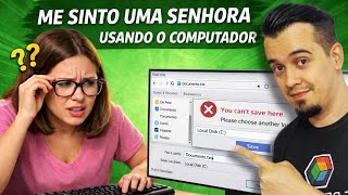 Quero aprender programação, MAS não sei usar o computador
