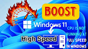 how to boost processor or cpu speed in windows 10 for free [3 tips]