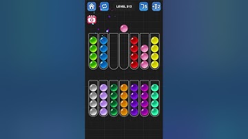 Ball Sort Puzzle by Guru Game: Levels 311, 312, 313, 314, 315