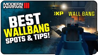 How to get Easy Bullet Penetration Kills in MWIII! | (Wall Bang Tips)