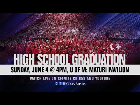 Coon Rapids High School Graduation at U of M Maturi Pavilion 6.4.23