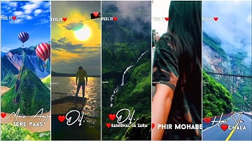 Dil Sambhal Ja Zara 😍 Arijit Singh 💛Aesthetic Status❤️ Lofi [Slowed] 💔 Trending Full Screen Status