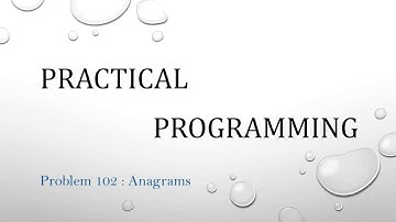 Problem 102 Finding Anagrams using Java