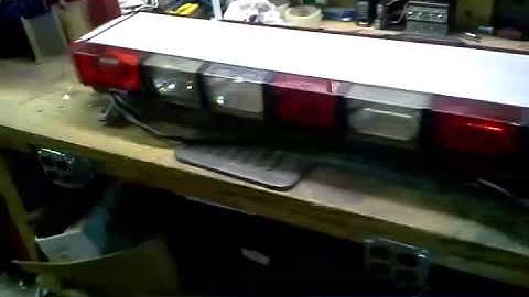 Whelen Edge 9M 12 strobe lightbar