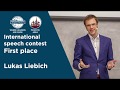 International Speech Contest 2018 1st Place - Lukas Liebich