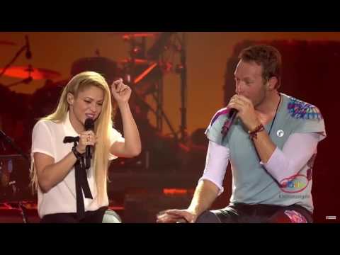 Shakira Y Coldplay A Sky Full Of Stars HD Global Citizen Chantaje