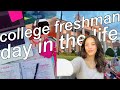 Day in the life of a college freshman  james madison university