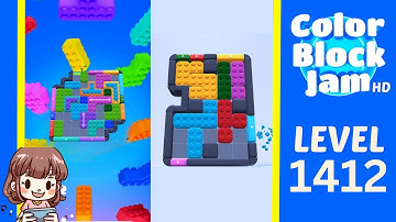 Color Block Jam Level 1412 Solution Walkthrough