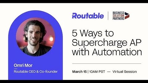 Webinar Recording: 5 Ways to Supercharge AP with Automation