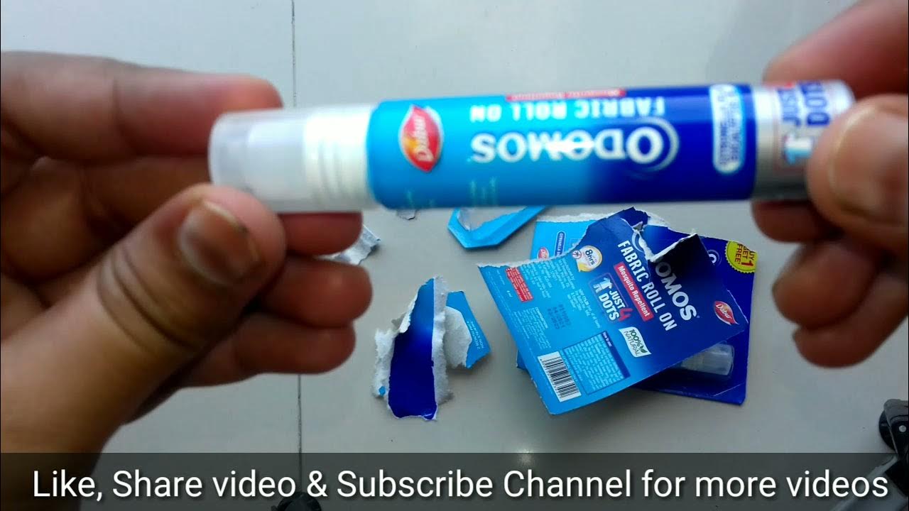 Odomos Fabric Roll On 100 Natural Mosquito RepellentouTube