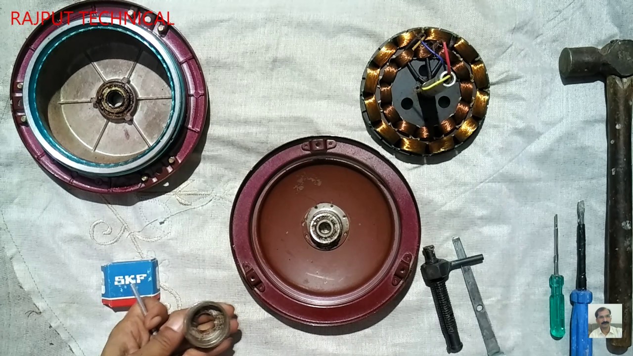 How To Change Bottom End Cover Plate Ball Bearing Of Ceiling Fan