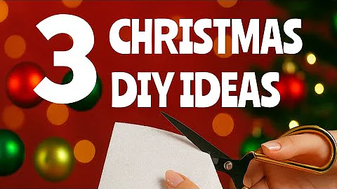 3 DIY Christmas Craft Ideas 🎄🎀 Christmas Decorations