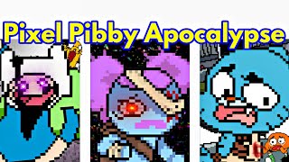 Friday Night Funkin' New Pixel Pibby Apocalypse | Gumball And Finn (FNF/Mod/Gameplay + Cutscene)