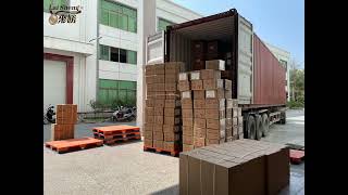 Consolidated container shipment today, out of the Philippines π #plasticstorage #factory