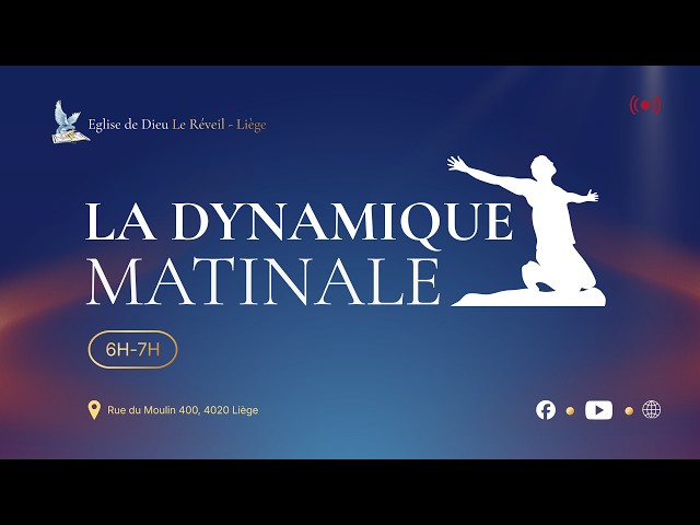 Vendredi 23 octobre 2026 - La dynamique matinale