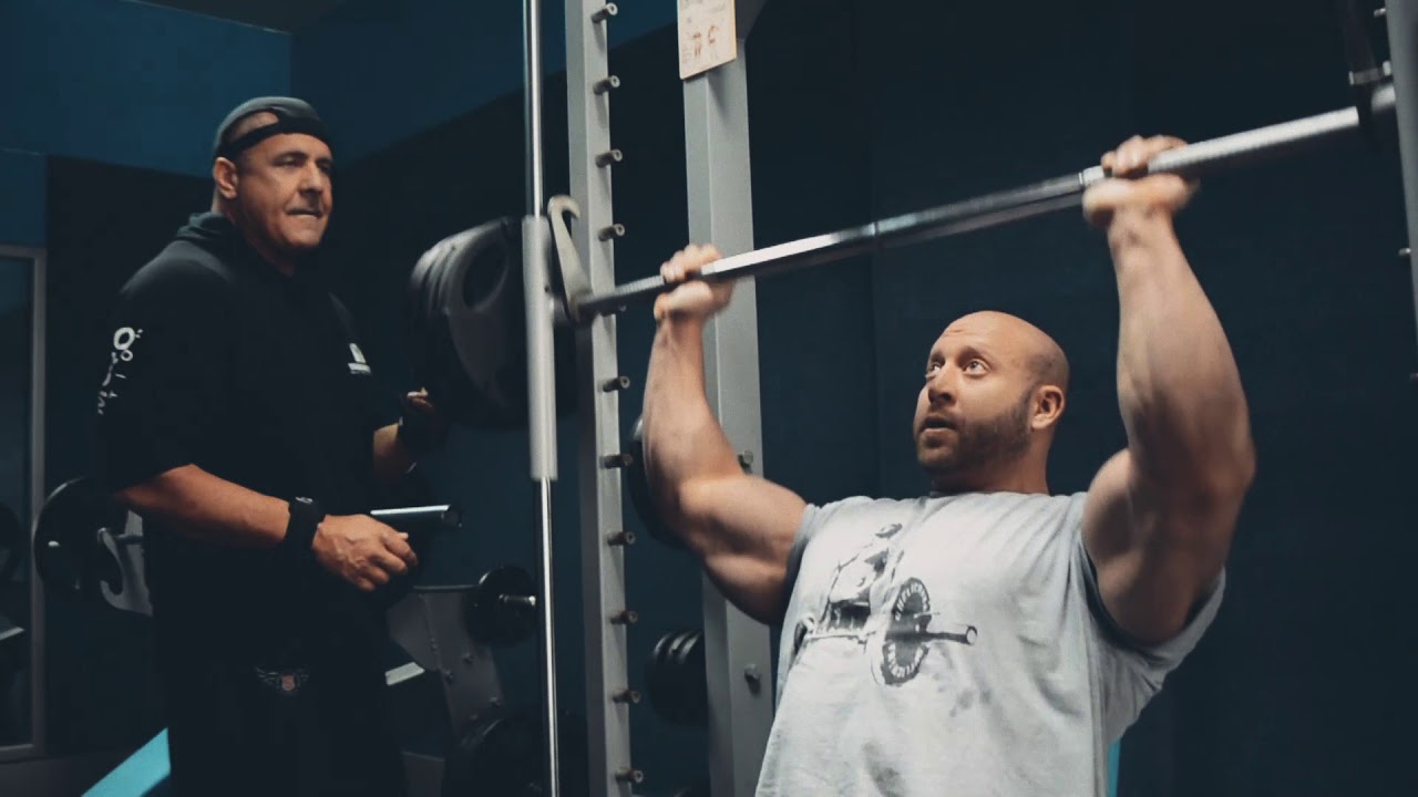 Trening ramena u Blue Gym Rijeka, sa Maurom Sassijem i Petrom Klančirom