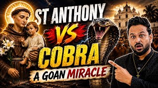 Why is St. Anthony holding a snake in Goa‼️🐍 Did you know about this❓#church #viral #miracle #goa