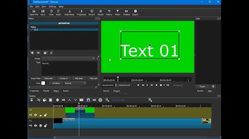 Shotcut video editor: Adding texts with fade in and fade out