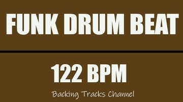 Funk Drum Beat 122 BPM