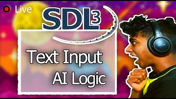 Text AI Logic in SDL3 C++ |100 days of C++ (Days 85/100) | 250 Days of Programming (Day 91/250)
