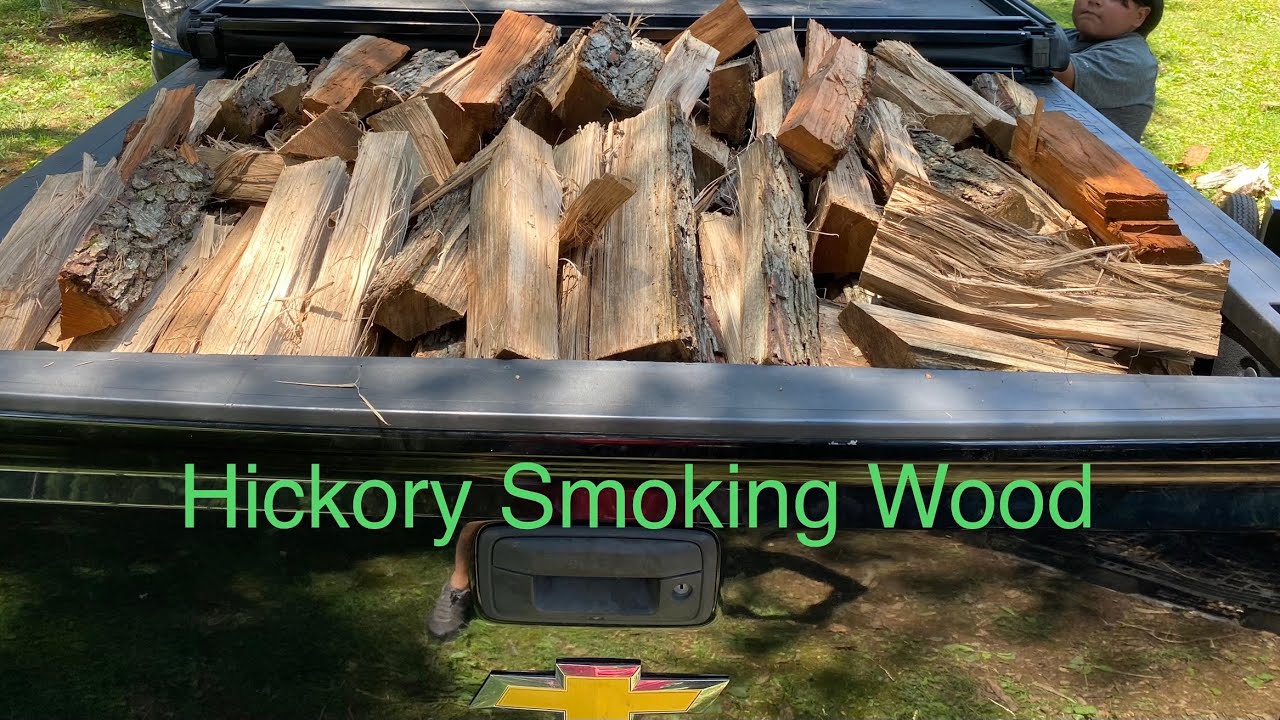 Splitting & Stacking Firewood and Selling Some Smoking Wood! - YouTube