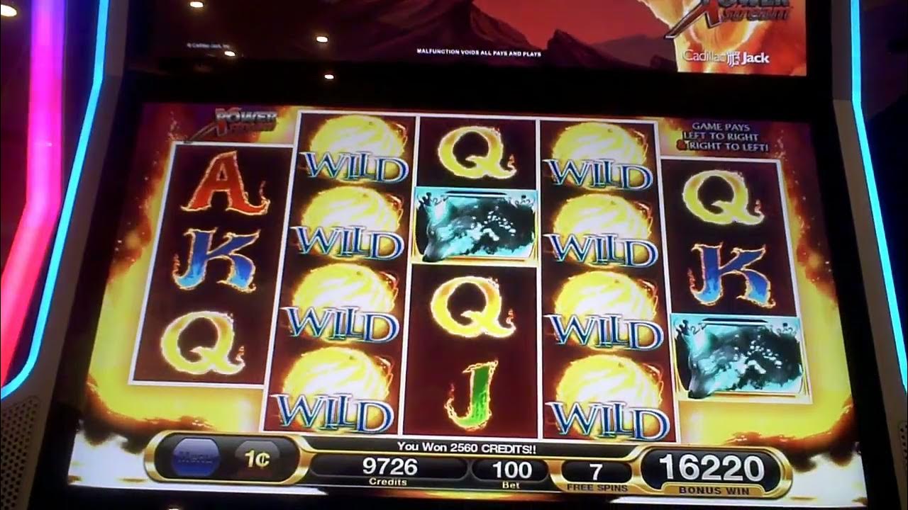 Fire Wolf Slot Machine GREAT WIN Line Hit And Bonus - YouTube