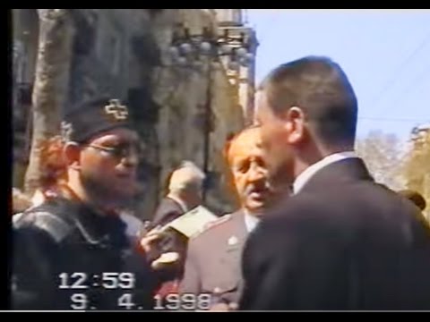 09 04 1998 საქართველოს პოლიტ  პარტიათა და ორგანიზაციათა მრგვალი მაგიდის აქცია უზენაეს საბჭოსთან