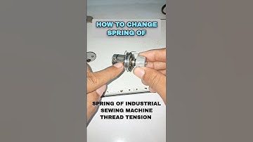 How To Change Or Replace Spring Of Sewing Machine