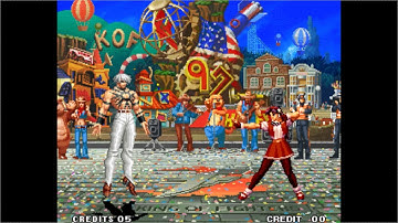 Orochi vs Athena,Kensou,Chin (Hidden Boss) KOF97