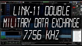 LINK-11 Dual Sideband, Military Data Exchange - 7756 kHz