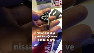 nissan kaput ve yakıt depo kapak açma mandal takımı