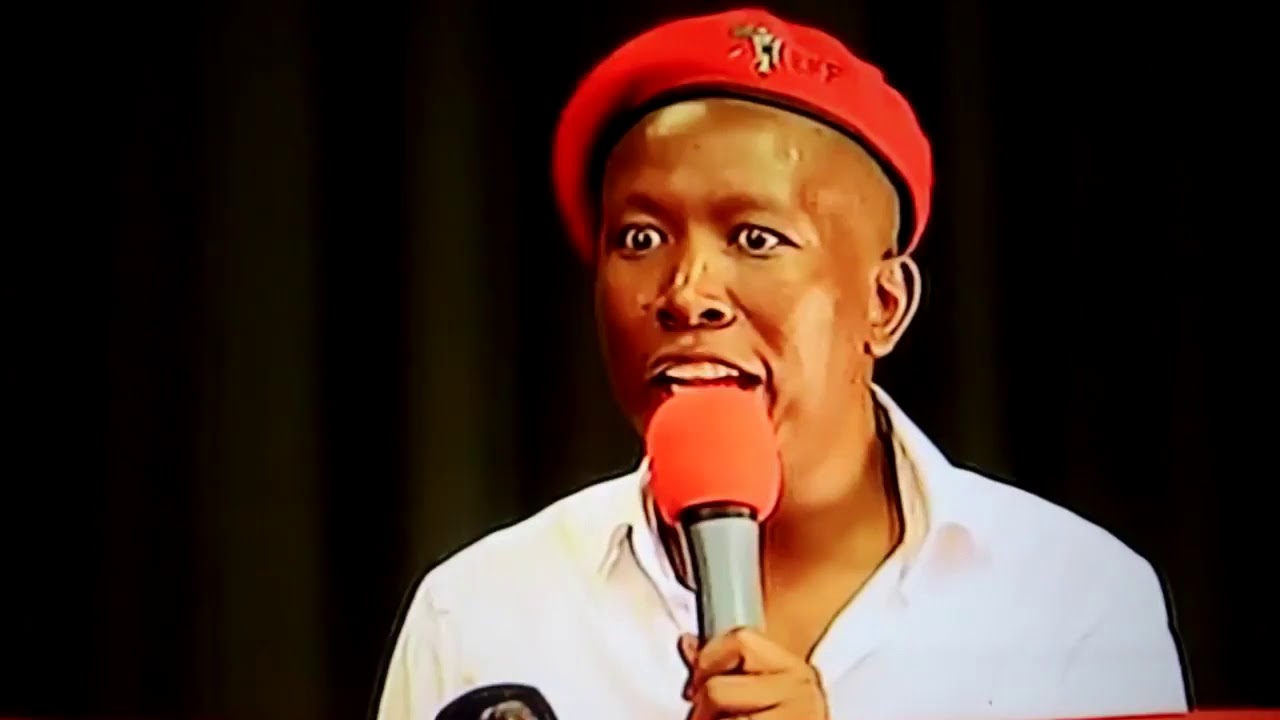 Malema: Anyone who calls a black person a kaffer deal with him - YouTube