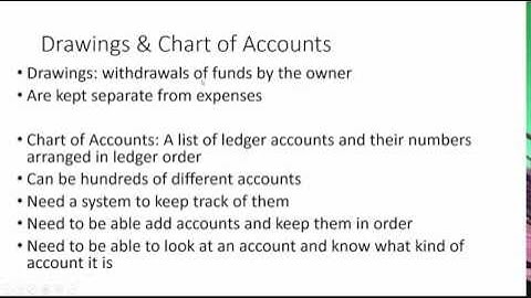 5.1 b - The Income Statement and Chart of Accounts