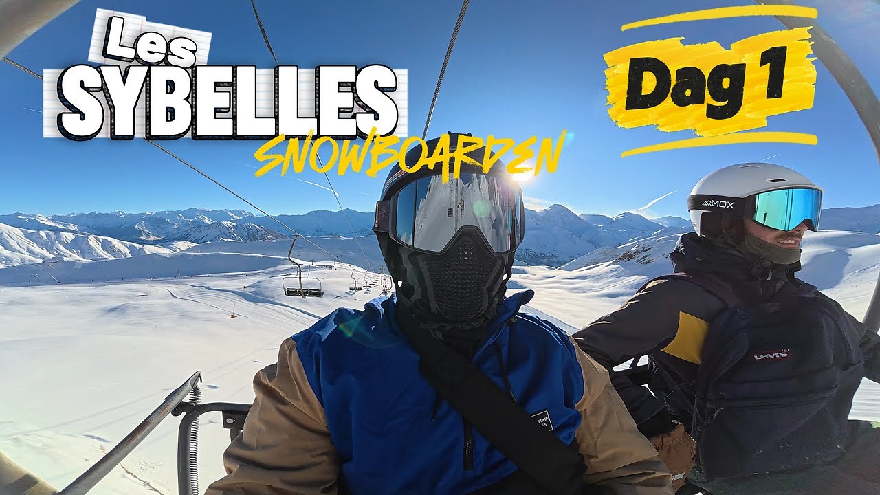 Snowboarden in Les Sybelles: Dag 1 in Saint Sorlin d'Arves! 🏂❄️