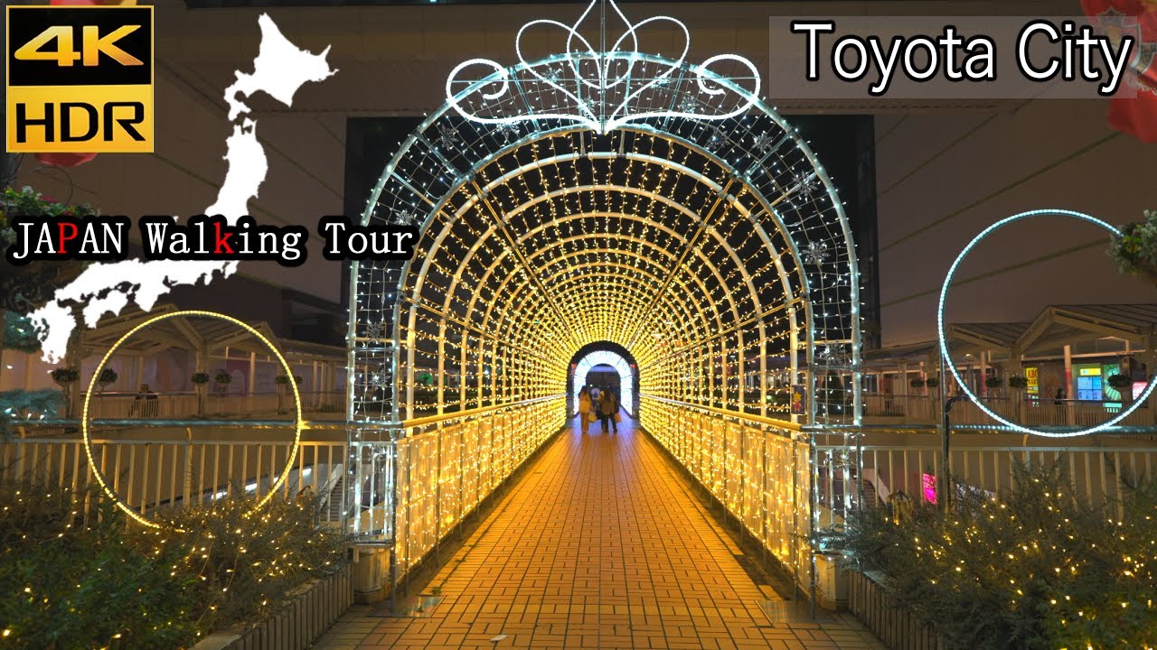 [4K HDR] Christmas lights 2021 in Toyota YouTube