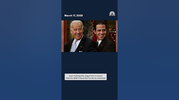 Trump ends Secret Service protections for Hunter and Ashley Biden