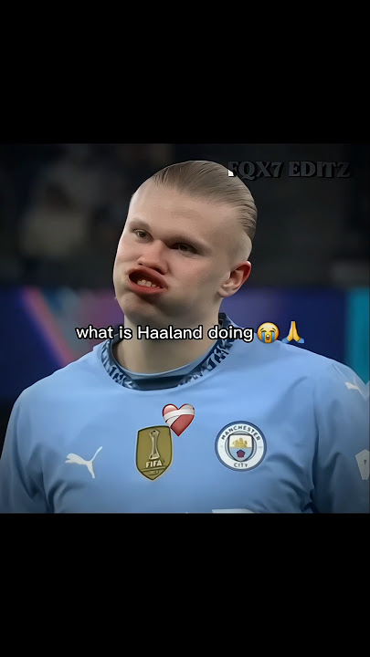 Apa yang sedang dilakukan Haaland 😭🤣#shorts#viralvideo #lucu#tren#sepakbola#fyp