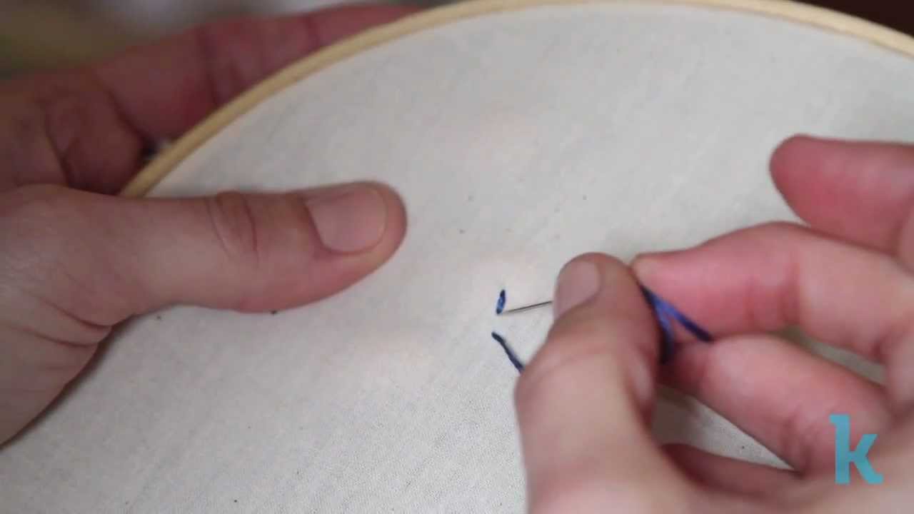 Embroidery The Back Stitch YouTube