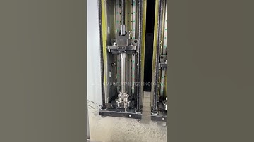 Machining 300mm Long 10mm Holes with Vertical Gun Drilling on DH 400 CNC Deep Hole Drilling Machine.