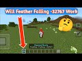 Will Feather Falling -32767 Work | Negative Enchantment | Minecraft