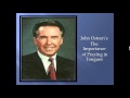 John Osteen's The Importance of Praying in Tongues (audio)