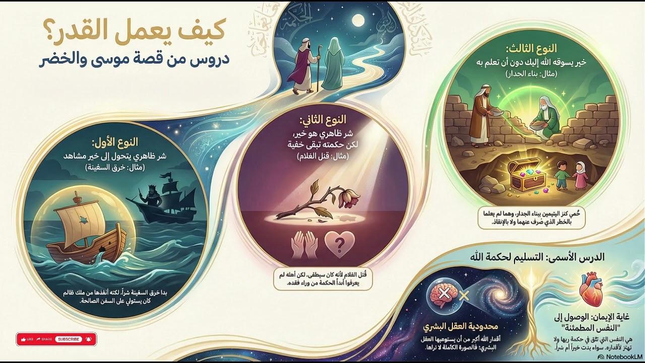 بود كاست | القدر المتكلم: أسرار رحلة موسى والخضر التي ستغير نظرتك للحياة. لماذا لا نفهم حكمة الله؟