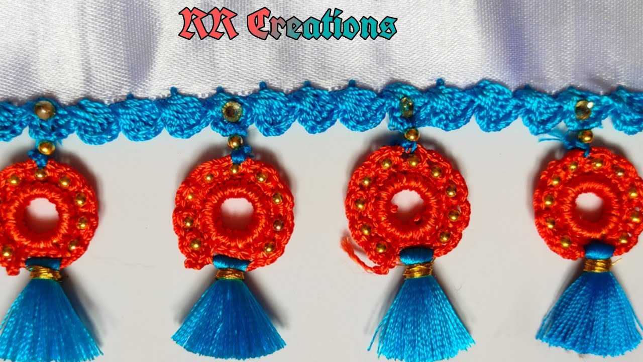 Saree kuchu 54 / Saree tassel using kamal kadai thread simple easy and