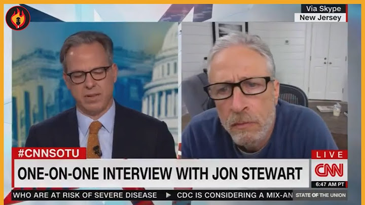 Jon Stewart Calls Out CNN TO ITS FACE for Divisive Coverage